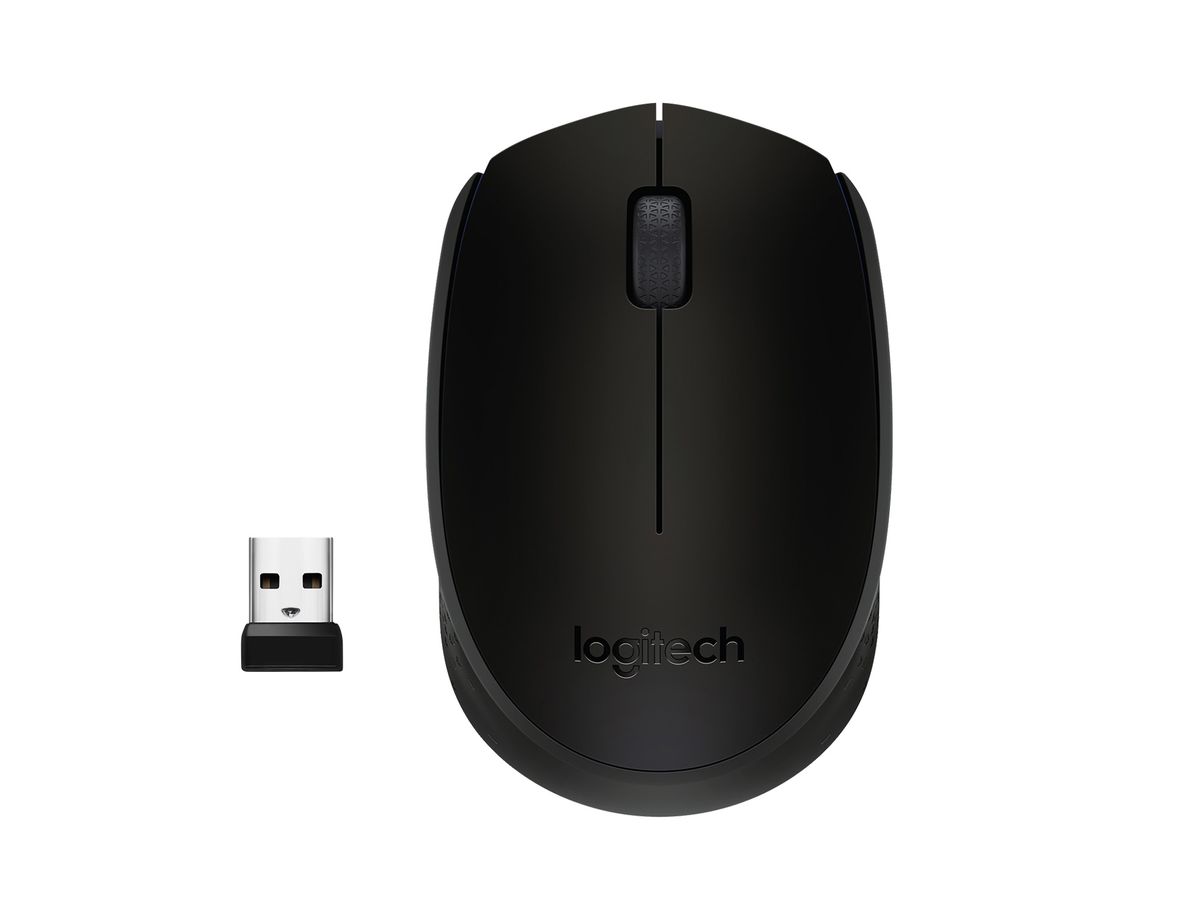 Logitech B170 RF Draadloos Laser Zwart Ambidextrous