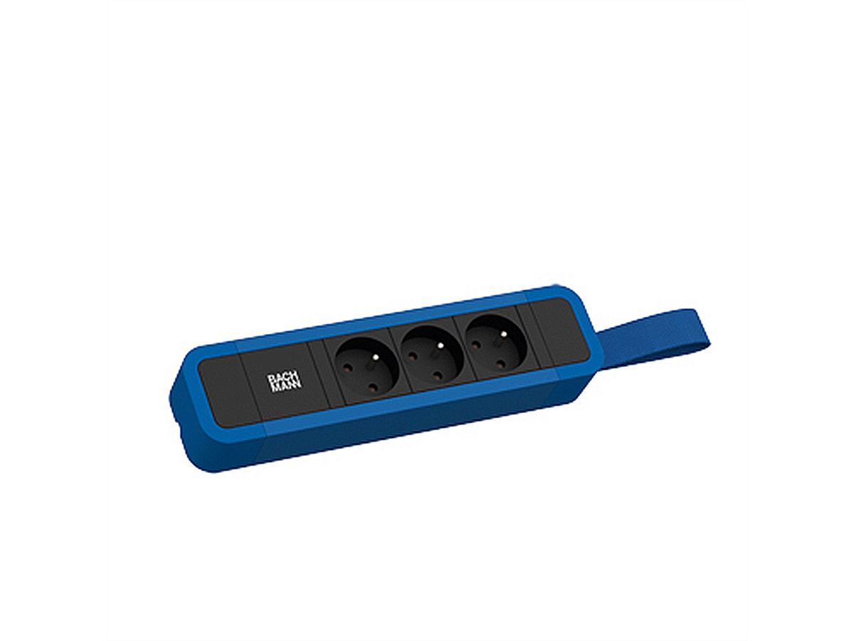 BACHMANN PRIMO 2 3xUTE met lus 2,0m CEE7/7 RAL5010