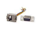 ROLINE DB9 female-RJ45 female 8P/8C 8 aders., zilver