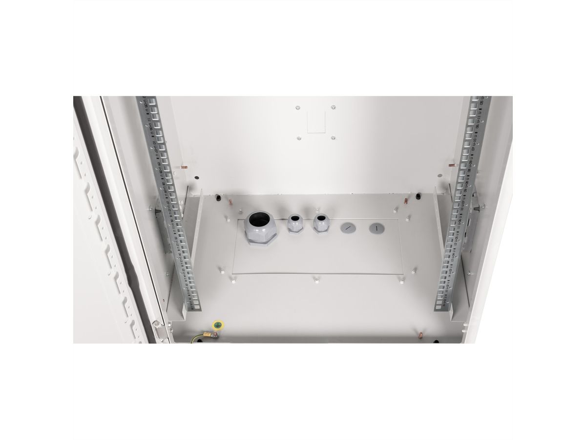 ROLINE 19-inch wandbehuizing Pro 16 U, 600x450 BxT IP55 buiten grijs