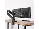 ROLINE Dual LCD Monitor Stand Pneumatic, Desk Clamp, Pivot, 5 Joints, , max. 15 kg, up to 35"