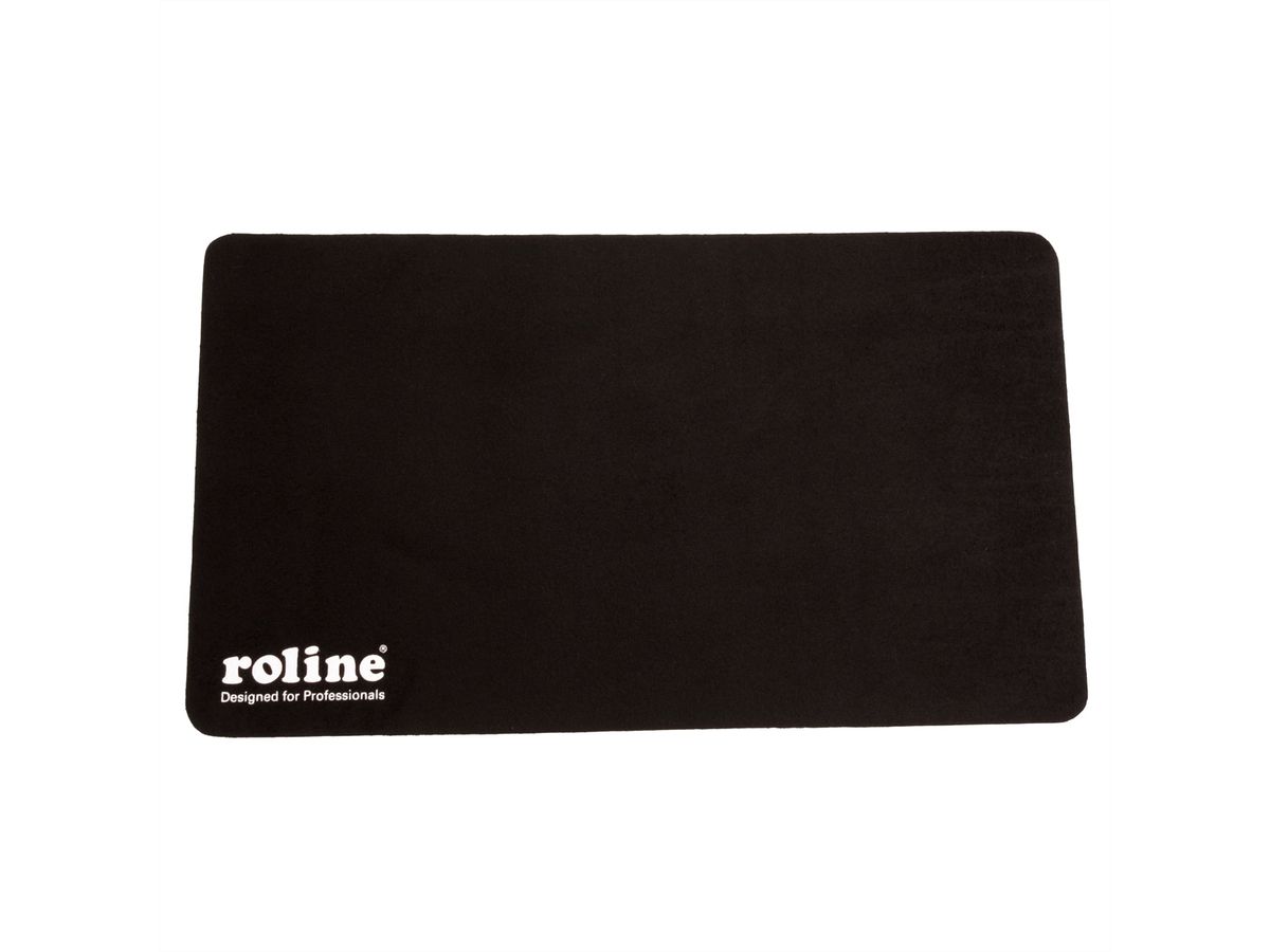 ROLINE Muismat, 3in1 Notebook Combo Mousepad, zwart