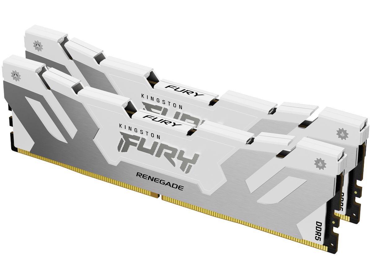 Kingston Technology FURY 32GB 7200MT/s DDR5 CL38 DIMM (set van 2) Renegade White XMP