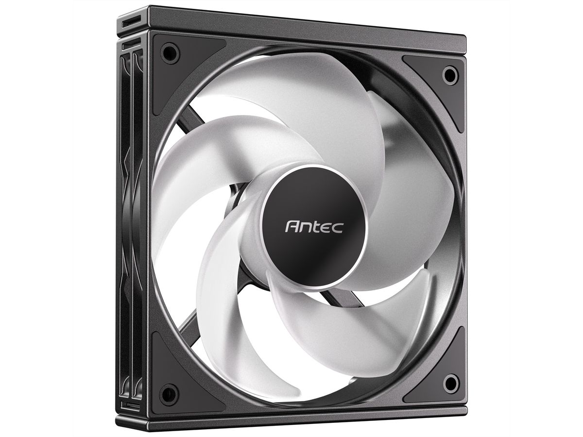 ANTEC C120 ARGB Fan Reverse PC Case Fan 120mm 3-in-1-Pack, black