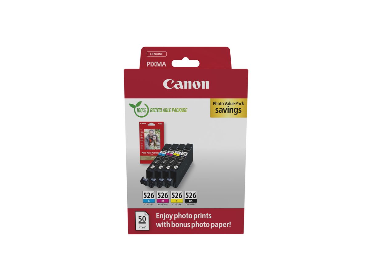 Canon 4540B019 inktcartridge 4 stuk(s) Origineel Zwart, Cyaan, Magenta, Geel
