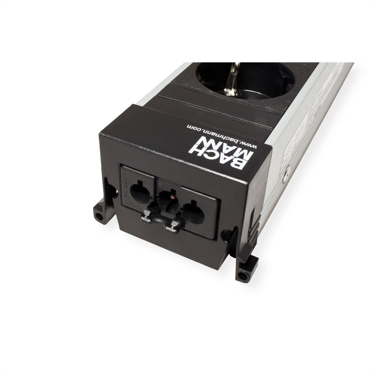 BACHMANN CONFERENCE TOP FRAME Medium insert, 2x earthing contact, 2x USB charger, 1x ABD
