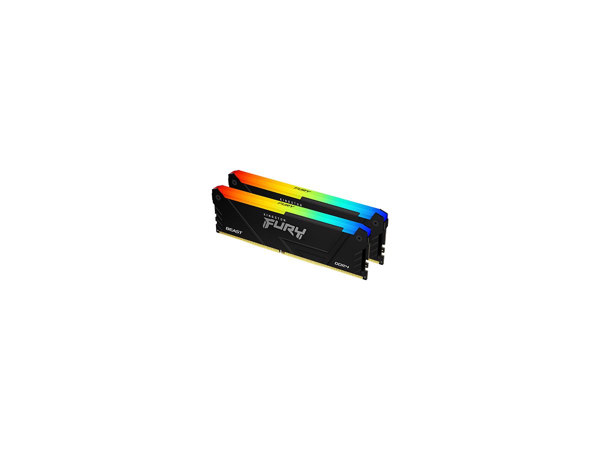 Kingston Technology FURY 64GB 3600MT/s DDR4 CL18 DIMM (Sets van 2) Beast RGB