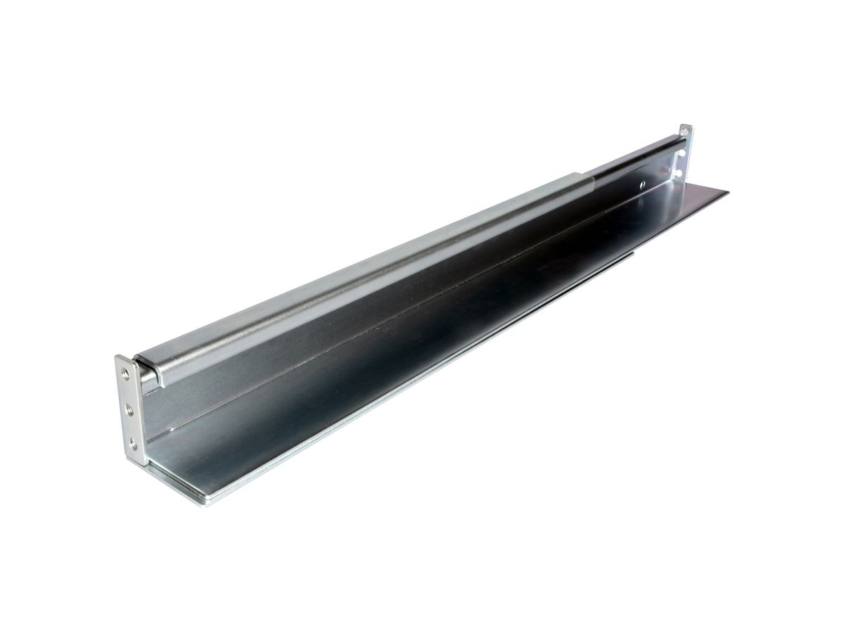 ROLINE slide rail set variable depth, 500 to 750mm incl mounting material