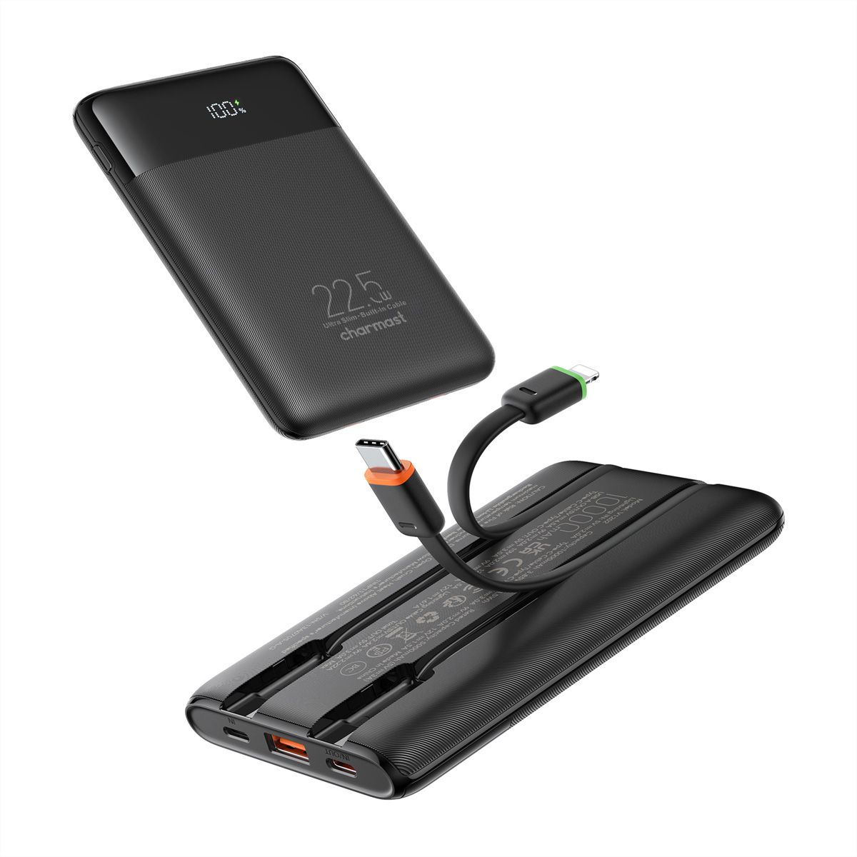 CHARMAST Powerbank W1202 10000mah black