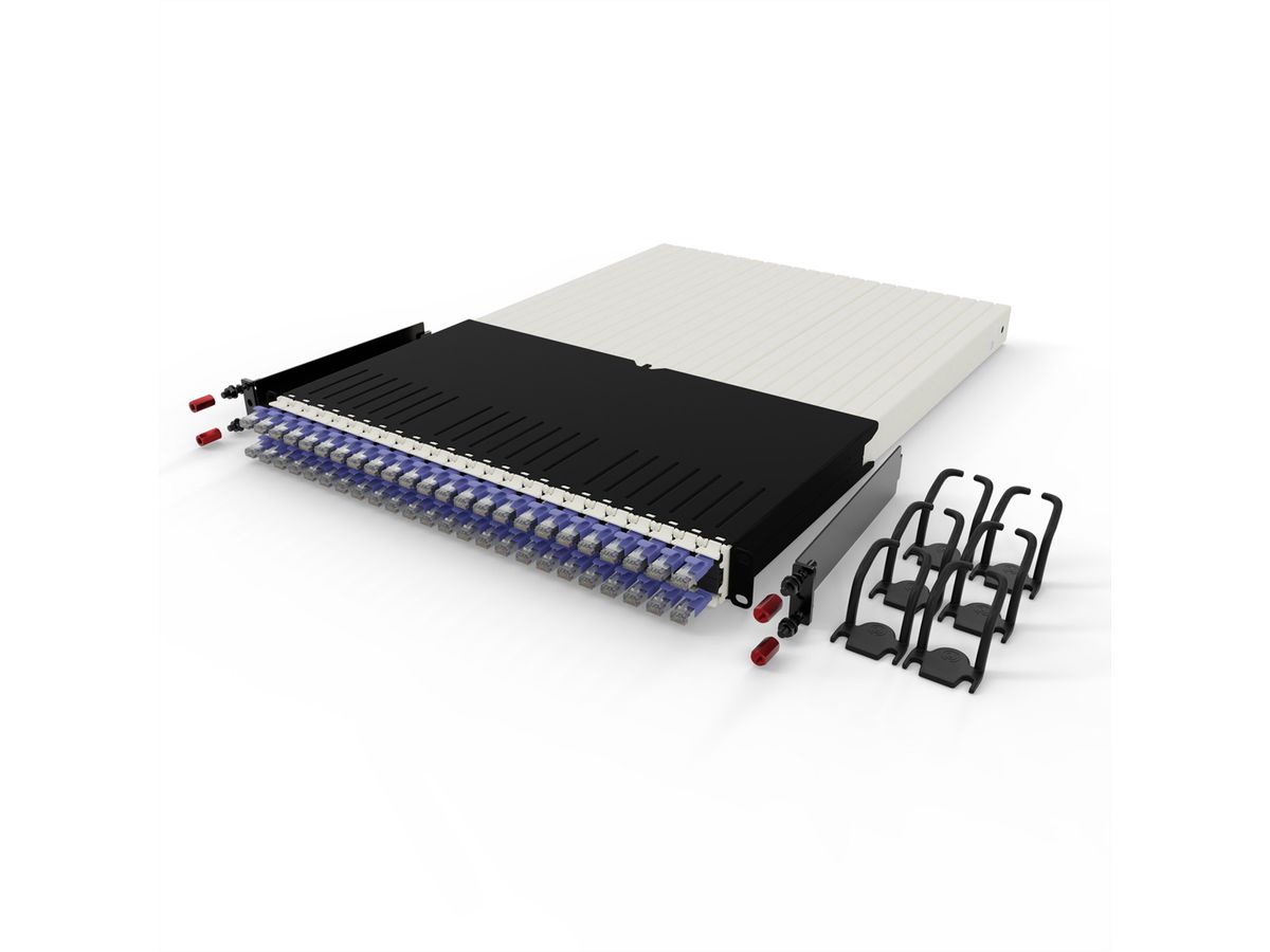 patchbox.one 30RU STP paars Cat.6a 1,8 m