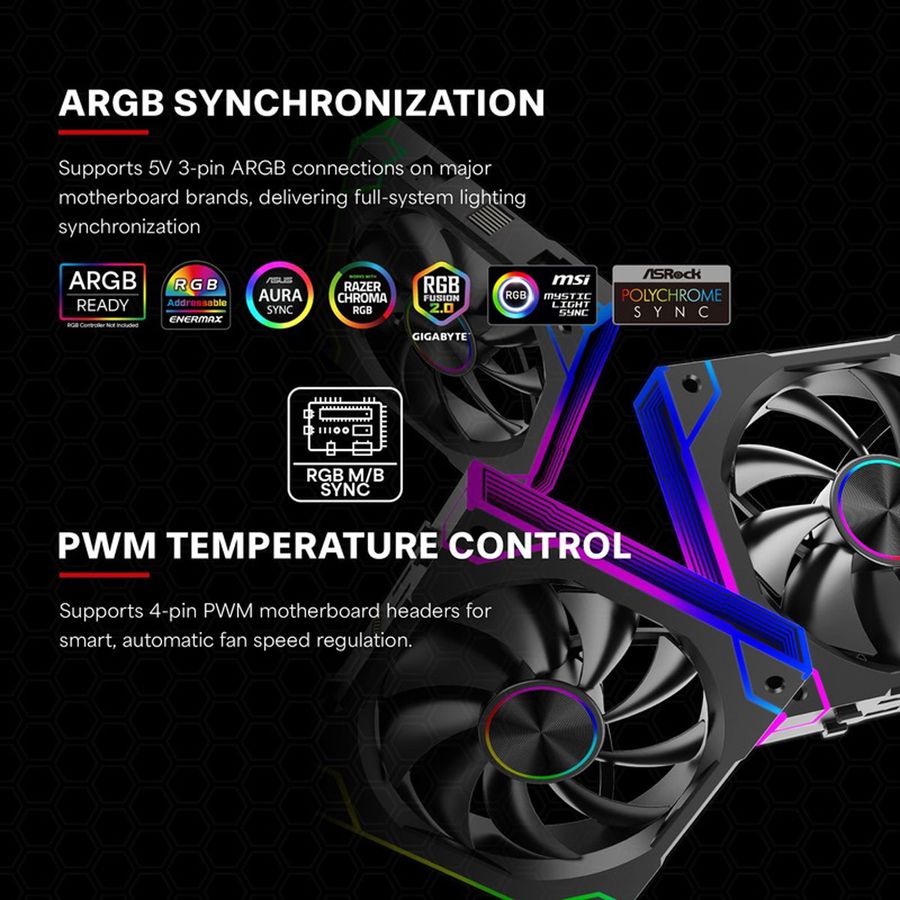 Xilence XPF120.ARGB 120mm PWM Case Fan, ARGB LED