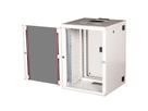 ROLINE 19-inch wandbehuizing Pro 16 U, 600x600 BxD tweedelig draaibaar grijs