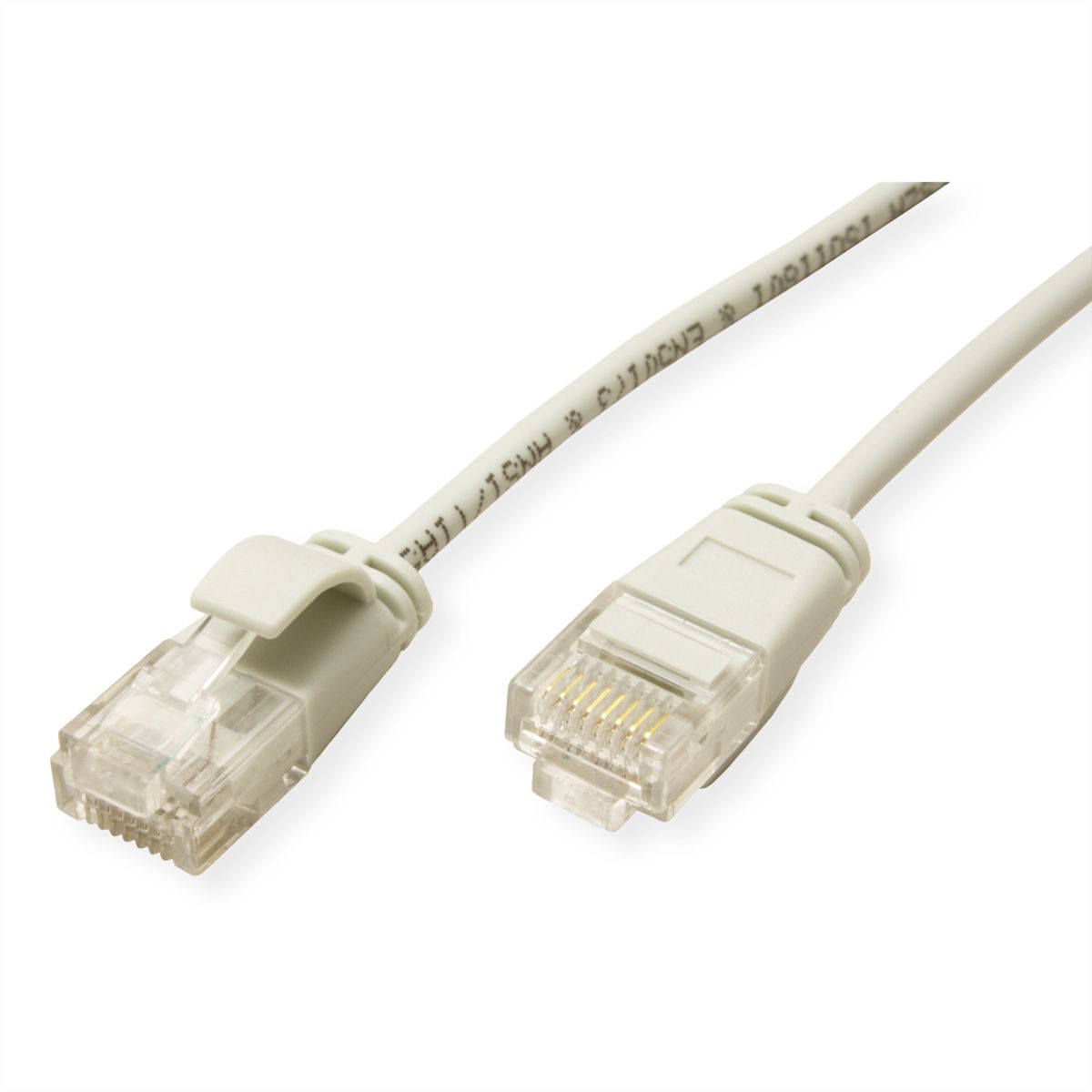 ROLINE UTP Data Center Patchkabel Cat.6A (Class EA), LSOH, extra dun, grijs, 3 m