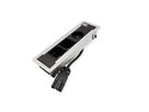 BACHMANN POWER FRAME inbouwframe klein 3-voudig, zilver