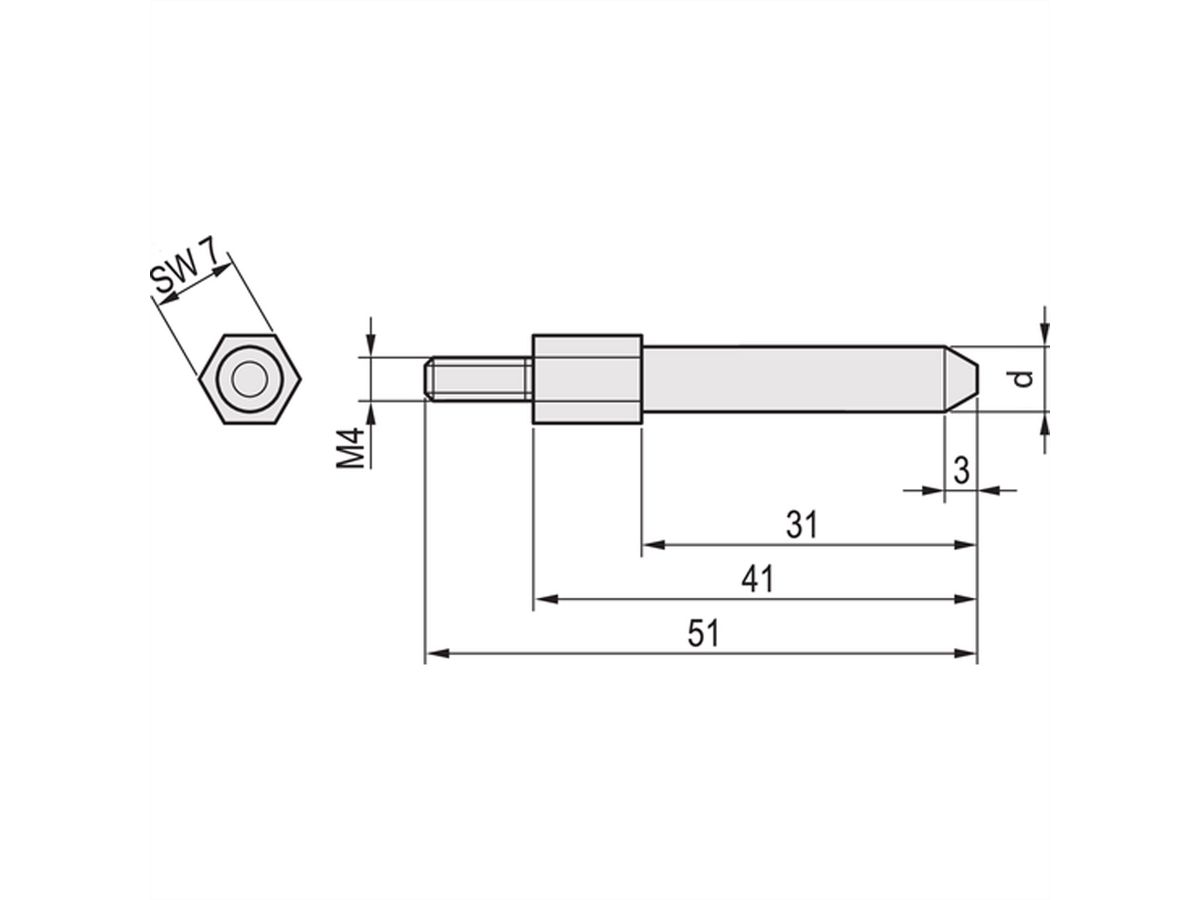 CODING PIN REAR FRAME SNCF D6,0