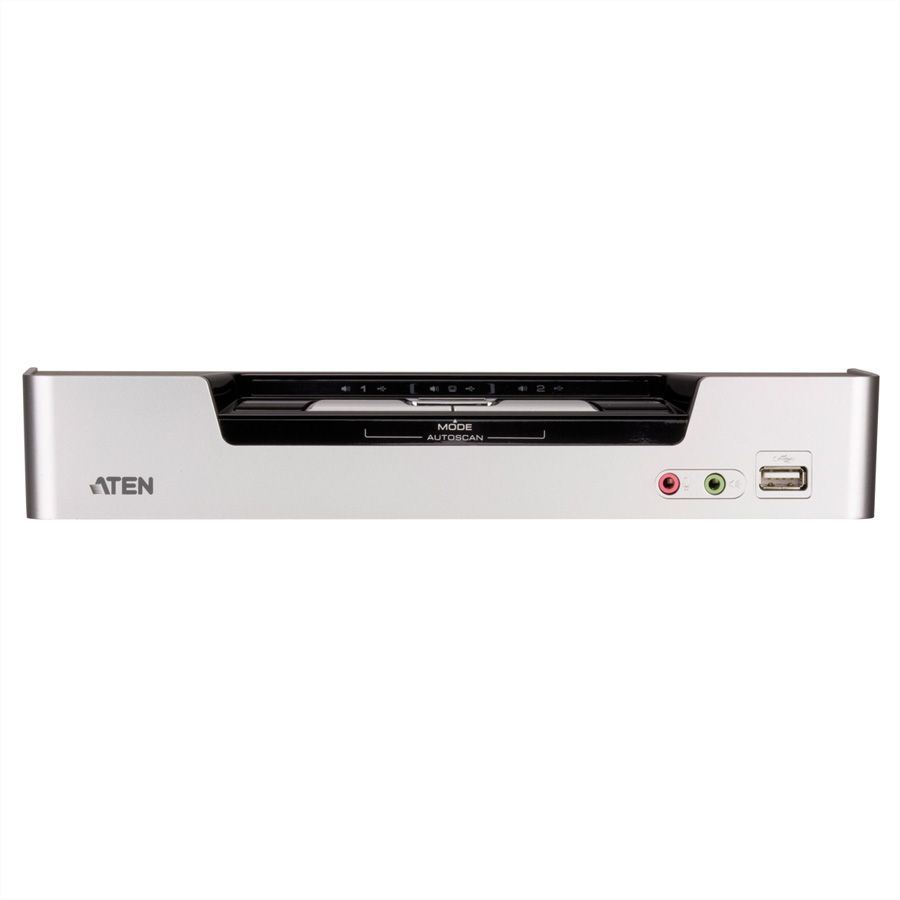 ATEN CS1642A KVM Switch Dual-View DVI, USB, Audio, USB-Hub, 2 Ports