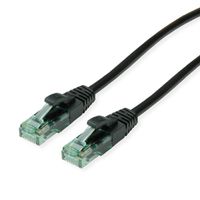 ROLINE RM Patchkabel Cat.6A UTP, zwart, 10 m