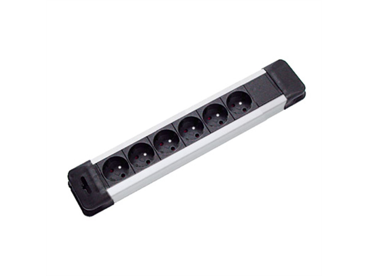 BACHMANN stekkerdoos Connectus, 6x 2P+T, UTE, 2 m