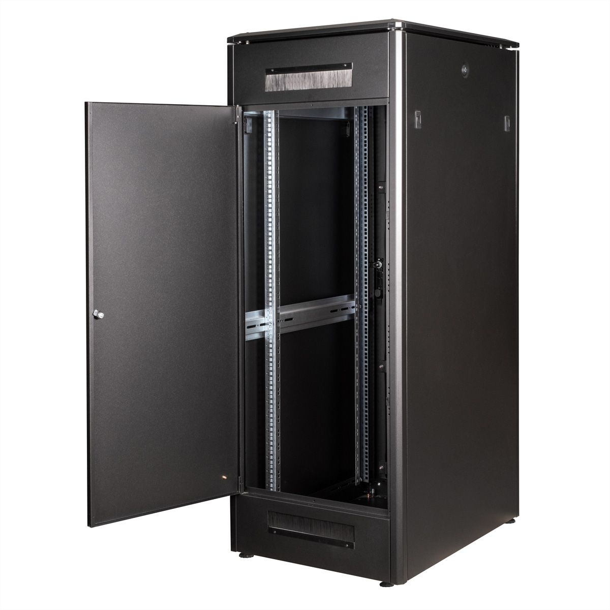 ROLINE 19-inch netwerkkast Pro 32 U , 600x800 BxD Glazen deur zwart