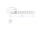 BACHMANN BASIC 19z PVC 7xCEE7/3 1xSPD, 2m CEE7/7