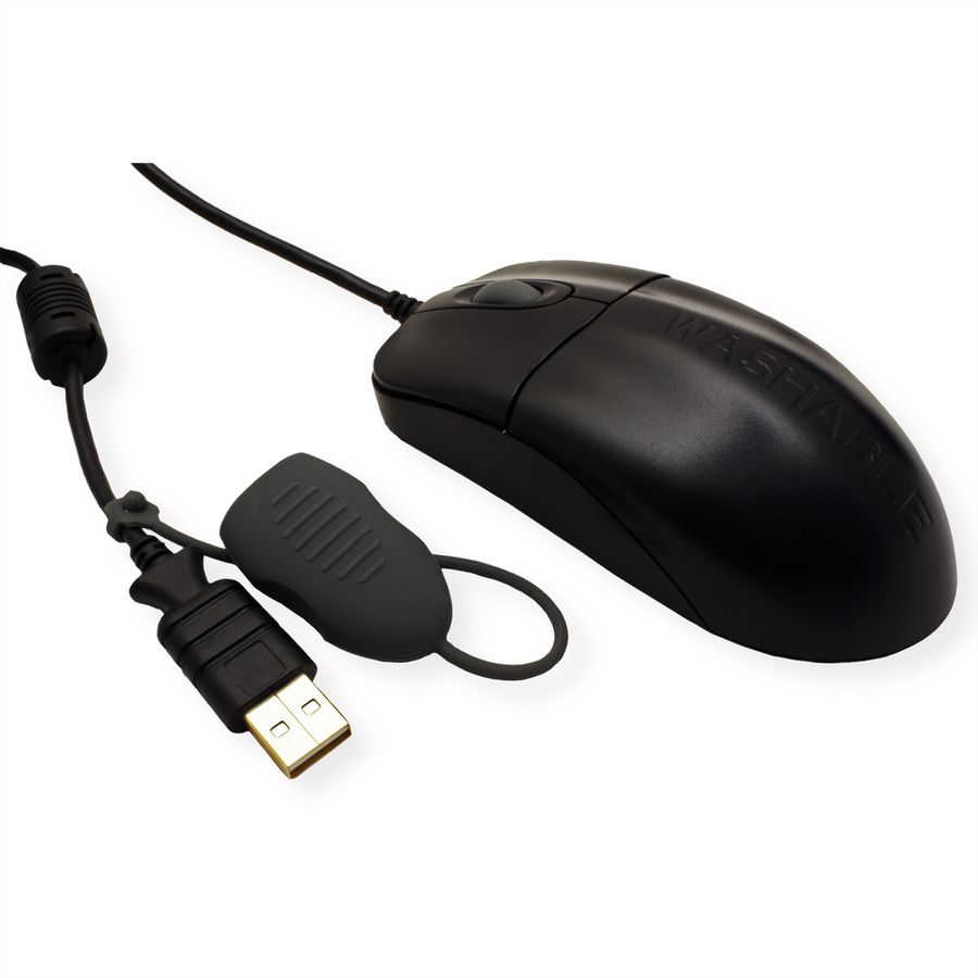 SEAL SHIELD Zilver Storm Muis USB zwart STM042