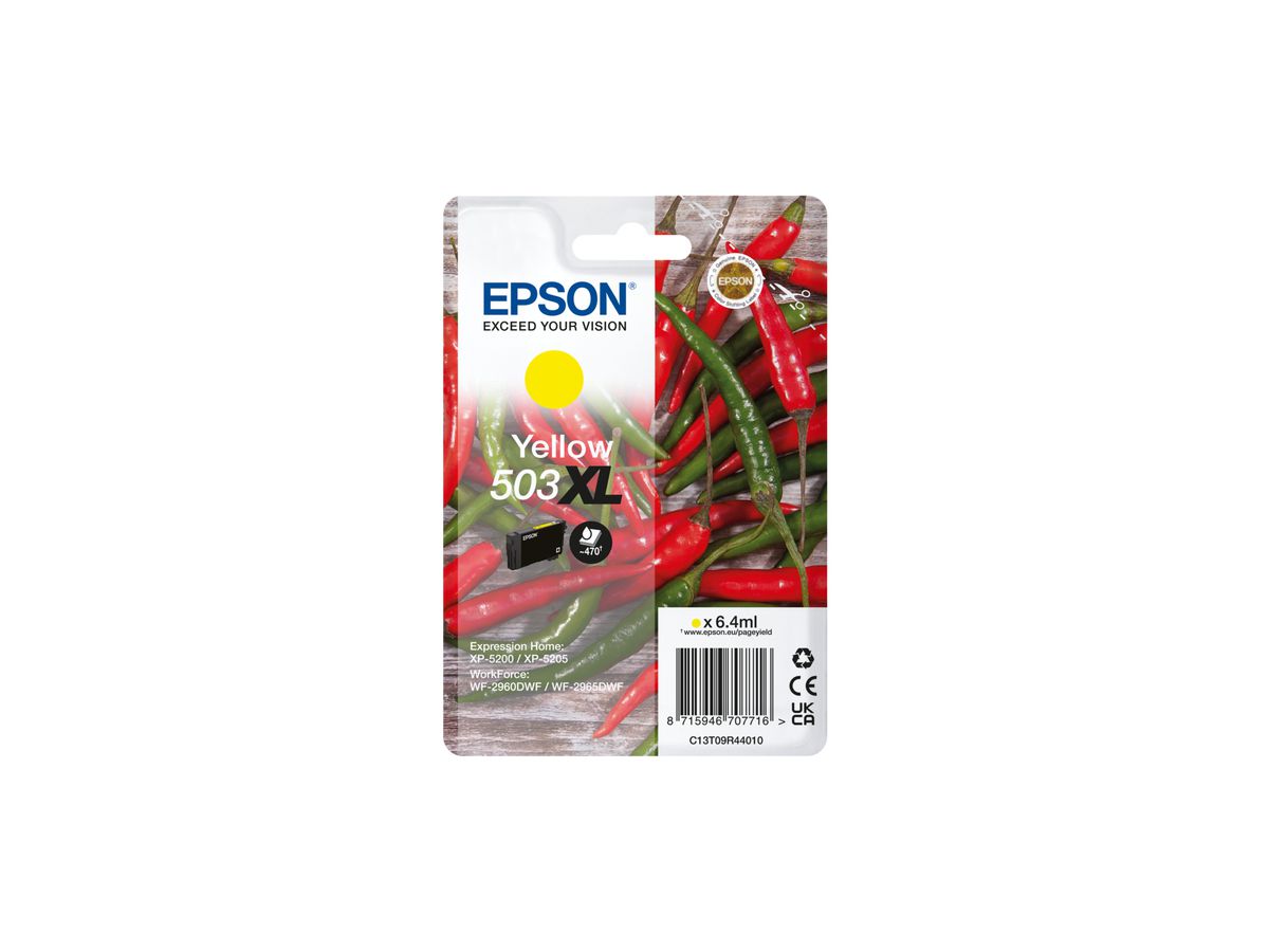 Epson 503XL inktcartridge 1 stuk(s) Origineel Hoog (XL) rendement Geel
