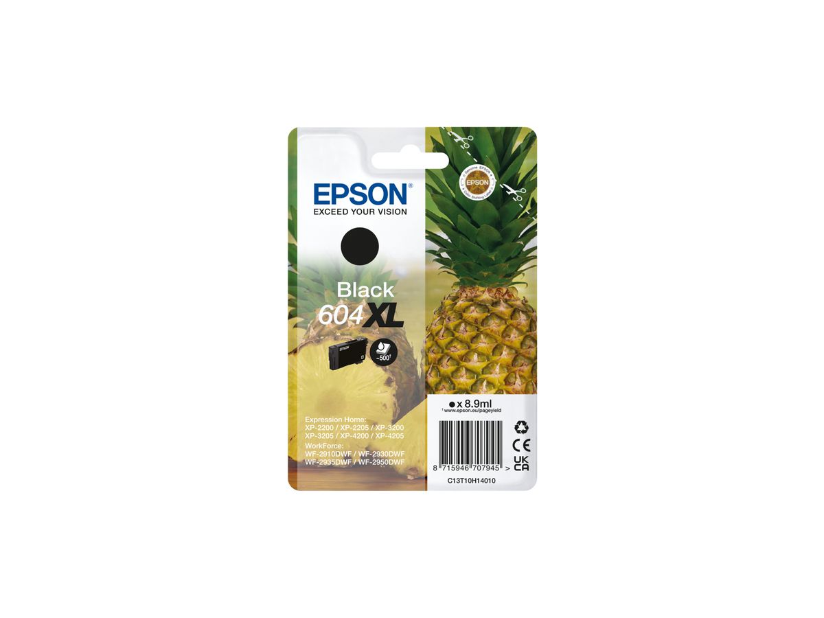 Epson 604XL inktcartridge 1 stuk(s) Origineel Hoog (XL) rendement Zwart