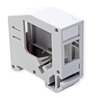 ROLINE Keystone Holder, empty, DIN-Rail, 180°