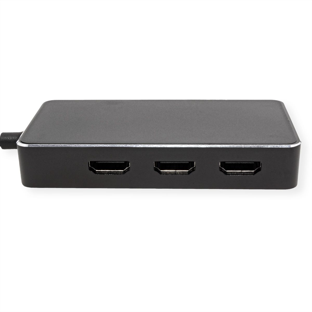 VALUE USB Type C - HDMI Multistream Adapter, 3x HDMI, 4K, M/F