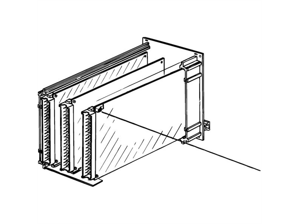 SCHROFF PCB bevestiging op zijwandprofiel, type A - LEAD CARD FASTENING