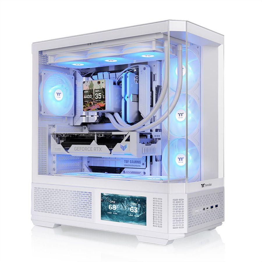 Thermaltake TR300 TG ARGB Snow White Mid Tower Case