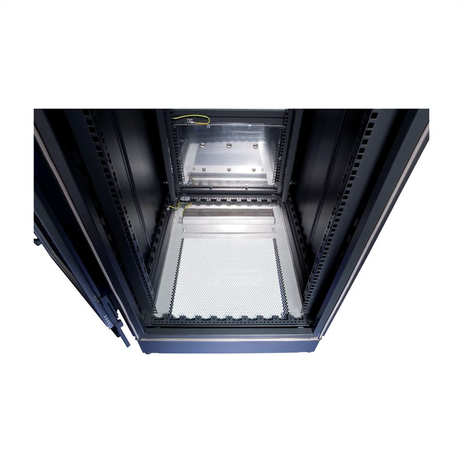 SCHROFF Varistar EMC-sokkelplaat voor kabelgoot achteraan, geperforeerd, met kabelinvoer 800W 900D