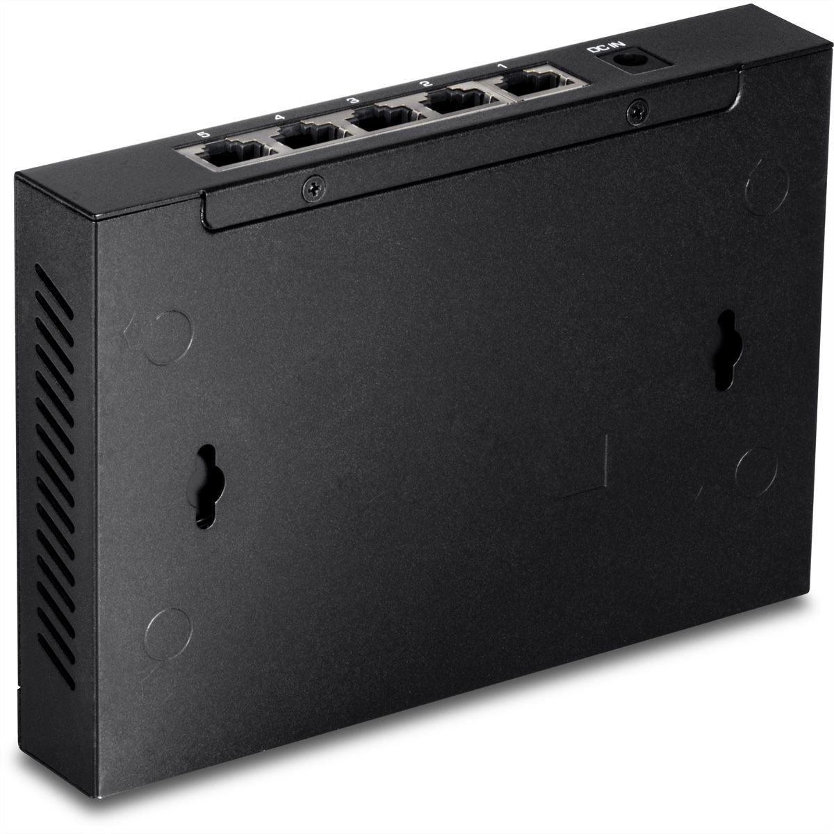 TRENDnet TEG-S350 5-Poorts 2.5G Switch, zwart
