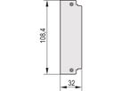 SCHROFF HF-frame type insteekmodule achterwand zonder uitsparing, 3 HE, 7 HE