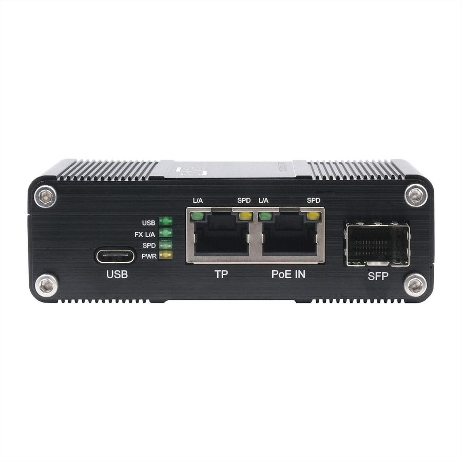 EXSYS EX-60328 PoE++ Gigabit Splitter USB-C PD 60W, SFP, Network adapter