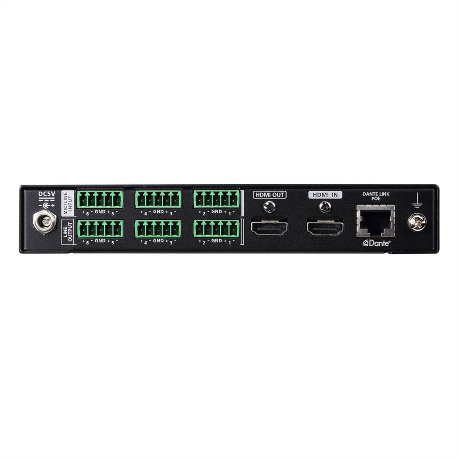 ATEN VE66DTH 6x6 Dante audio interface met HDMI
