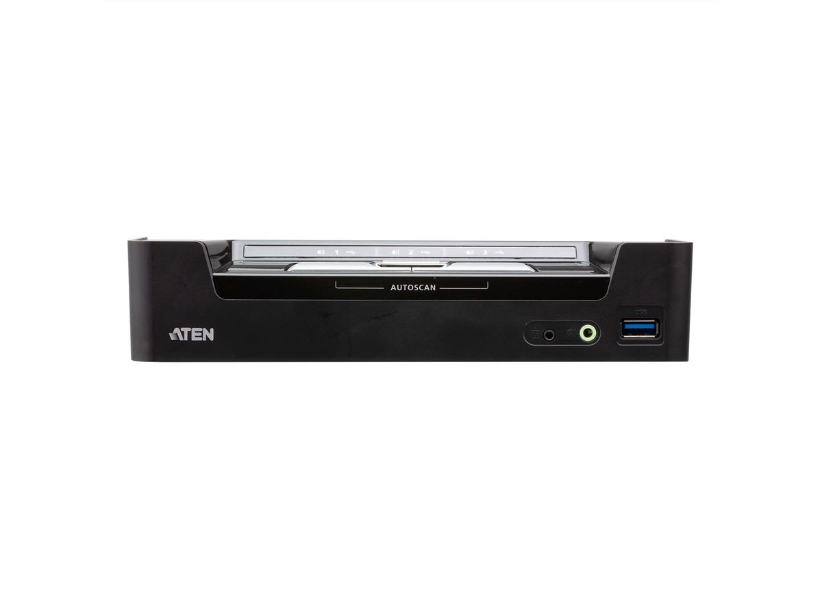 ATEN CS1953 3-Port USB-C DisplayPort Hybrid KVMP™ Switch