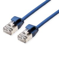 ROLINE F/UTP DataCenter Patchkabel Cat.6A (Class EA), LSOH, extra dun, blauw, 3 m