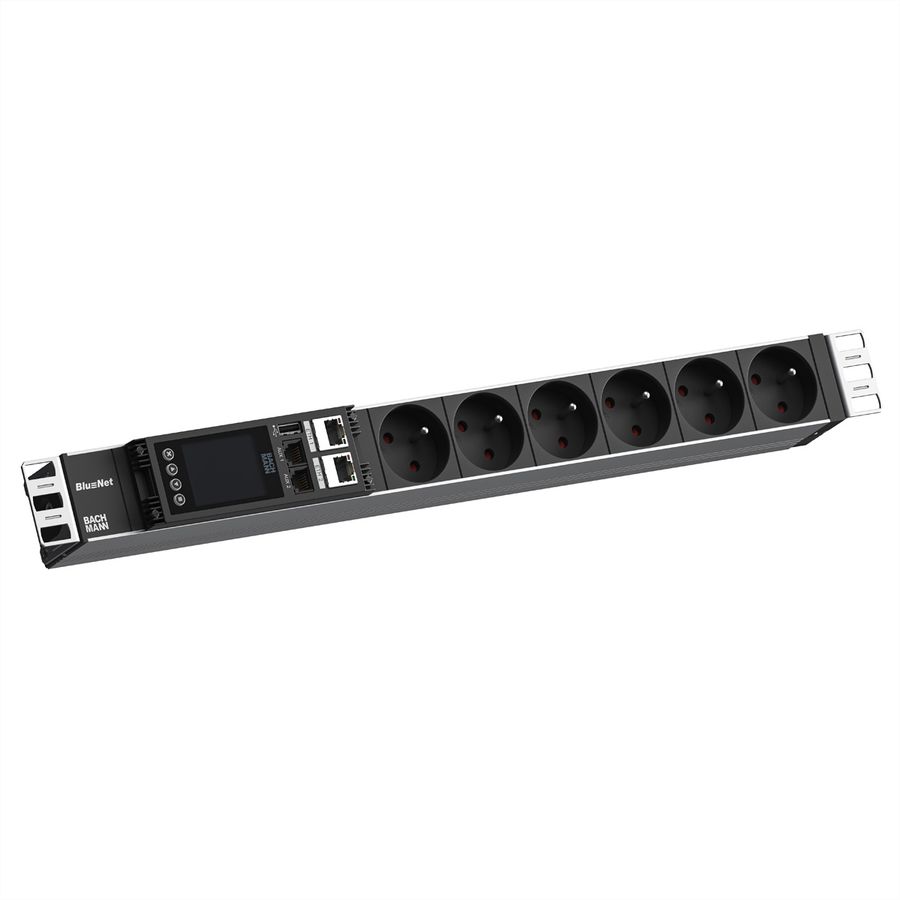 BACHMANN BN ESSENTIAL Metered 19" 6xUTE, L=2,0m CEE7/7