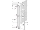 SCHROFF Insteekset met trapeziumvormige handgreep, afgeschermd, grijs, 6 HE, 8 HE