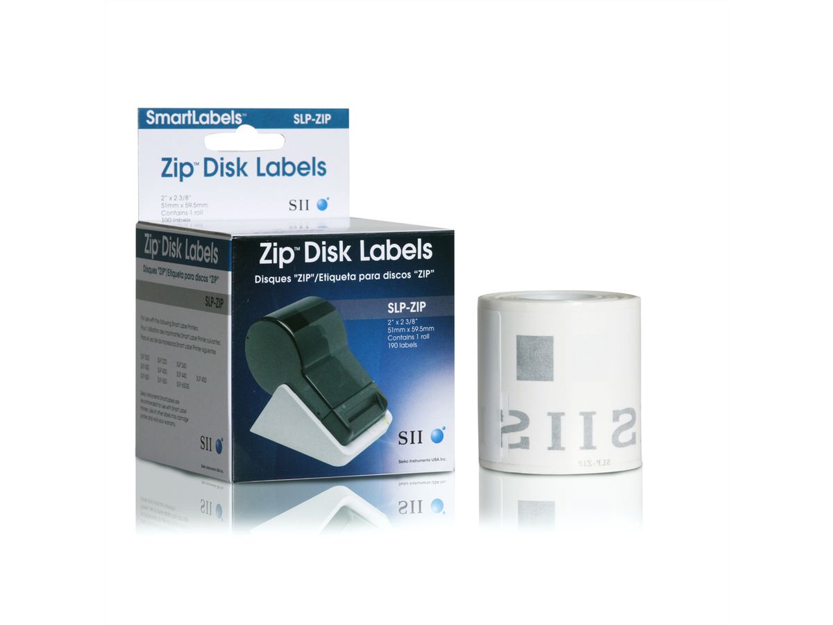 Etiketten tbv Zip-Disketten, 190 ST. 1 Rol, SLP-ZIP