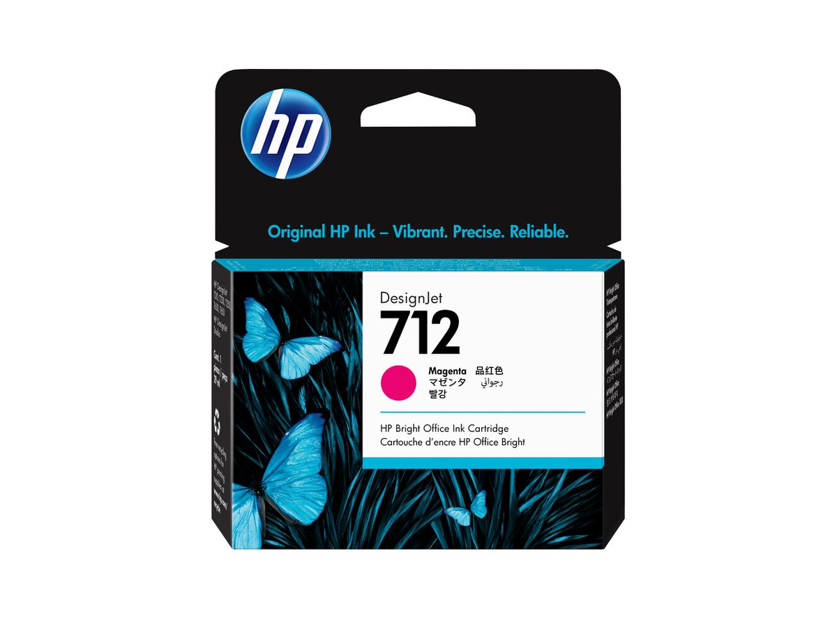 HP 712 29-ml Magenta DesignJet Ink Cartridge