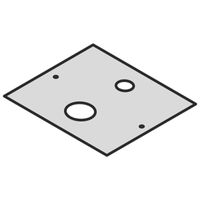 SCHROFF LAN Case Cable Ducting Plate for Fibre Optic Small Case