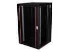 ROLINE 19-inch wall-mounted housing Pro 20 U, 600x600 WxD two-piece swivelling black
