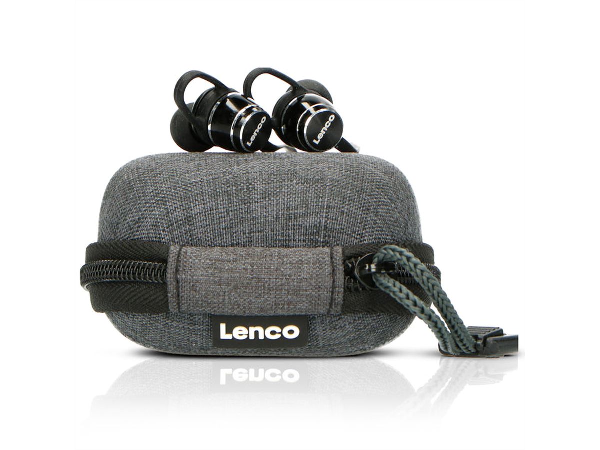 Lenco Bluetooth koptelefoon EPB-160BK, zwart, IPX4, met oplaadetui