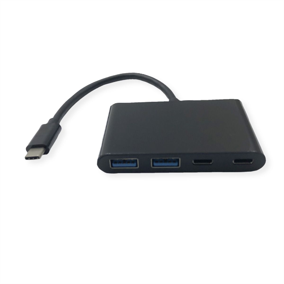 VALUE USB 3.2 Gen 2 Hub, 4x (2x A+ 2x C), Type C aansluitkabel