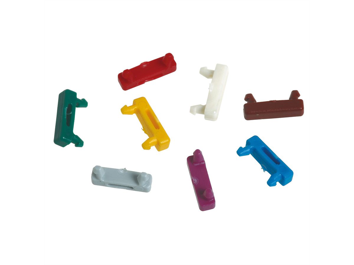 EasyLan DualBoot® LED Markeerclip, 100 stuks, geel