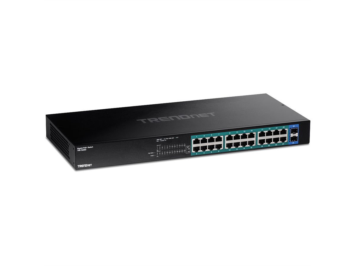 TRENDnet TPE-TG262 26-poorts Gigabit PoE+ switch