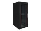 ROLINE 19-inch network cabinet Basic 32 U, 600x600 WxD glass door black