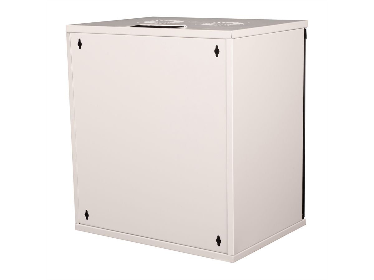 ROLINE 19-inch wandbehuizing Basic 12 U, 540x400 BxD Bouwpakket grijs